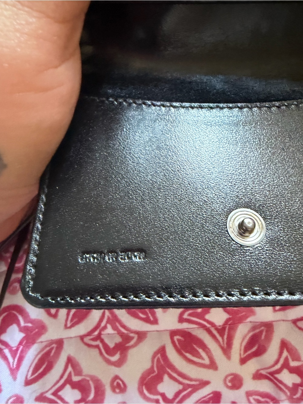 Y2K Vintage Black Zucchino Monogram Fendi Mini Purse and Matching Wallet - Picture 5 of 14